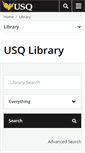 Mobile Screenshot of library.usq.edu.au
